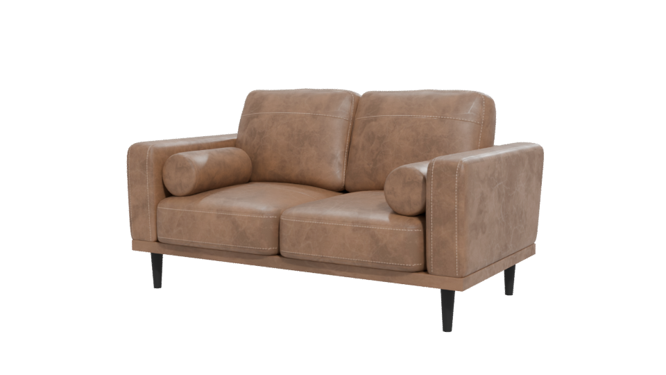 Stylish Modern Two-Seater Sofa - Professional 3D Model Render 12