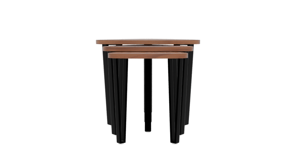 Stylish Modern Wooden Table 3D - Professional 3D Model Render 5