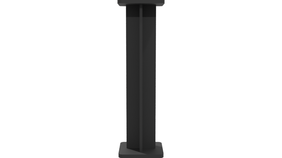 Stylish Wooden Podium Model - Professional 3D Model Render 5