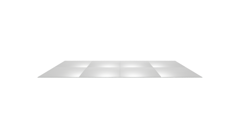 Minimalist White Floor Tiles 3D - Professional 3D Model Render 11