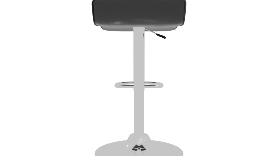 Modern Bar Stool 3D Model - Professional 3D Model Render 5