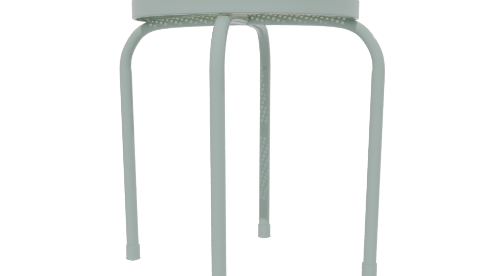 Stylish Minimalist Stool Model - Professional 3D Model Render 13