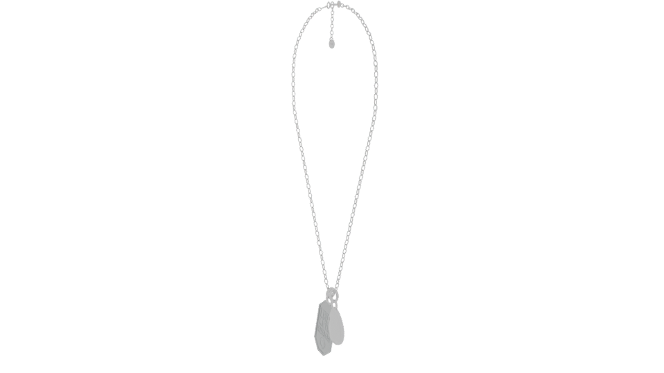 Elegant Pendant Necklace 3D Model - Professional 3D Model Render 13