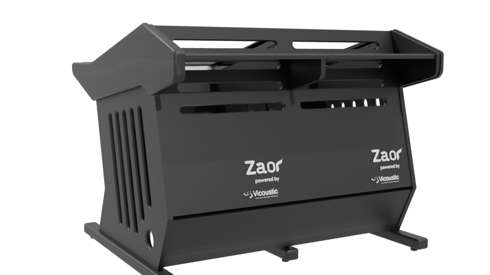 Maestro 24+12 Black Table Model - Professional 3D Model Render 4