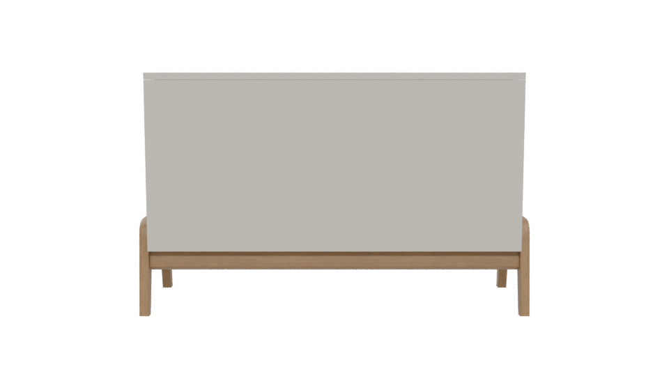 Modern Minimalist Storage Cabinet 3D - Professional 3D Model Render 5