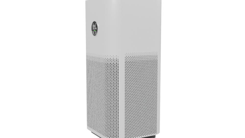 Sleek Air Purifier 3D Model - Professional 3D Model Render 13