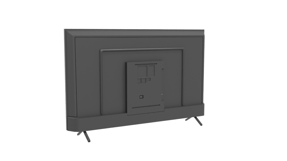 Sleek Modern LED TV Model - Professional 3D Model Render 4