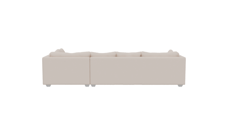 Elegant Sectional Sofa Model - Professional 3D Model Render 5