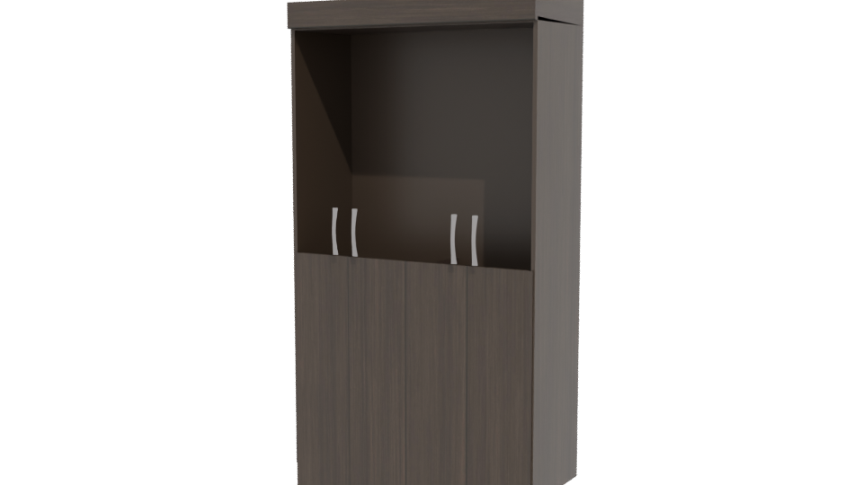 Elegant Wooden Storage Cabinet 3D - Professional 3D Model Render 12
