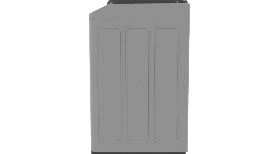 Sleek Modern Washing Machine 3D - Professional 3D Model Render 2