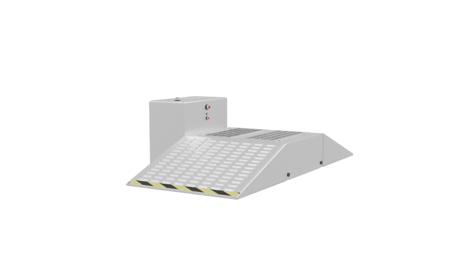 Futuristic Drone Landing Pad 3D - Professional 3D Model Render 9