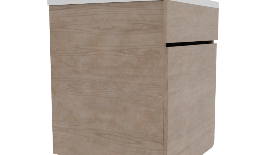 Minimalist Wooden Storage Box 3D - Professional 3D Model Render 9