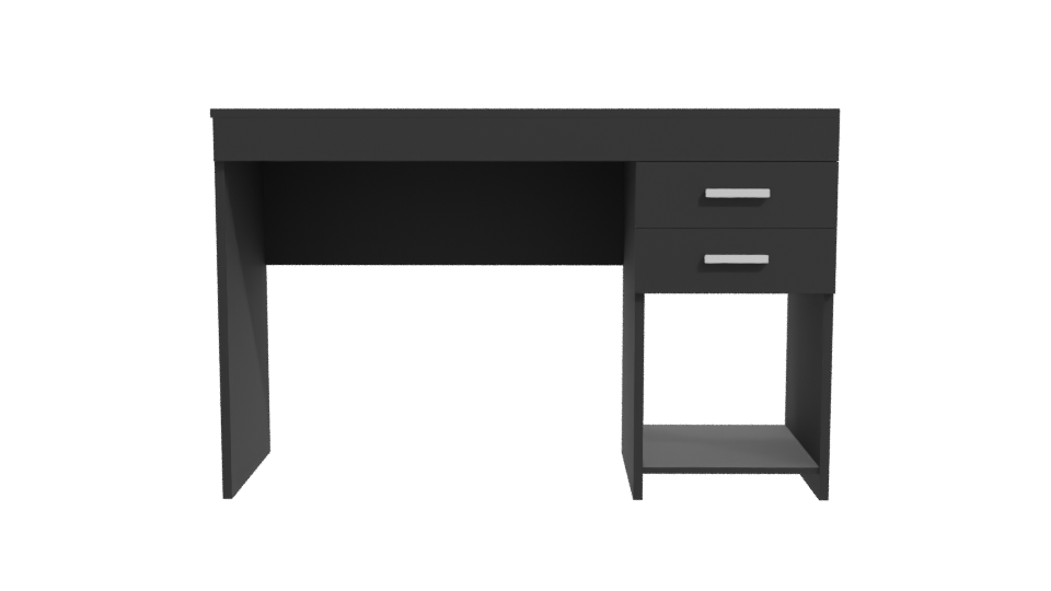 Stylish Minimalist Office Desk 3D Model - Professional 3D Model Render 11