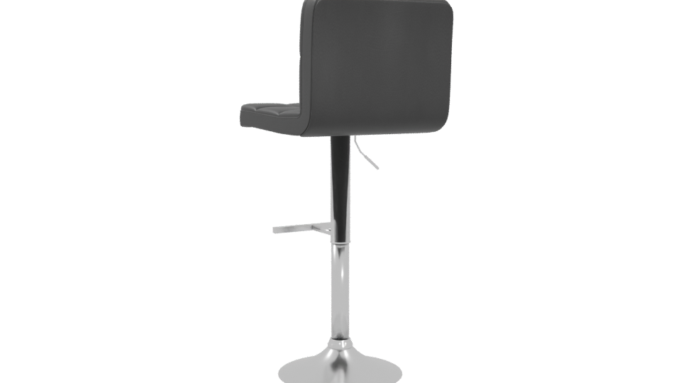 Stylish Adjustable Bar Stool 3D - Professional 3D Model Render 4