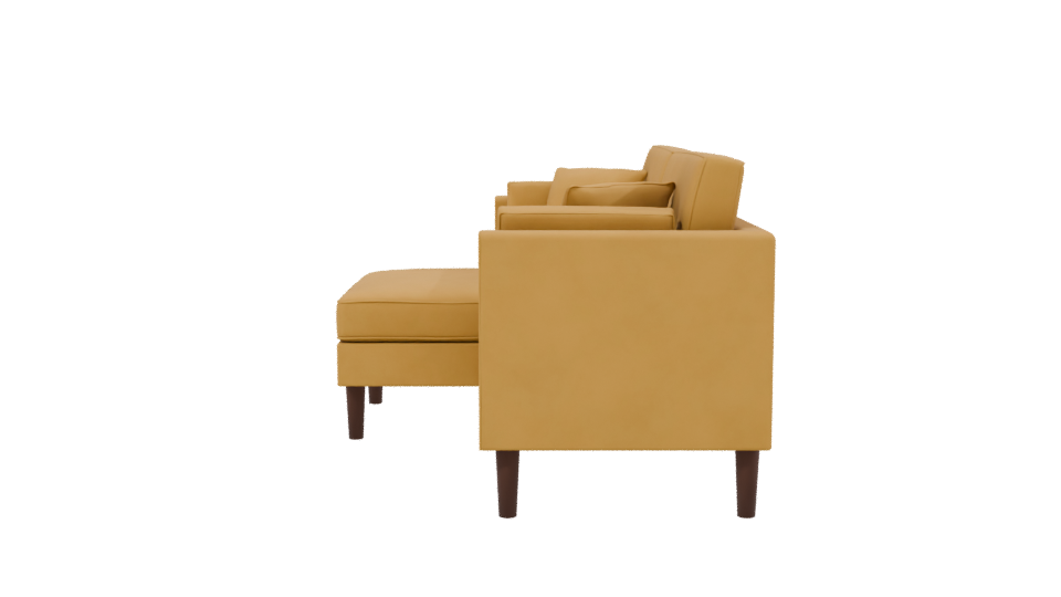 Stylish Corner Sofa 3D Model - Professional 3D Model Render 2