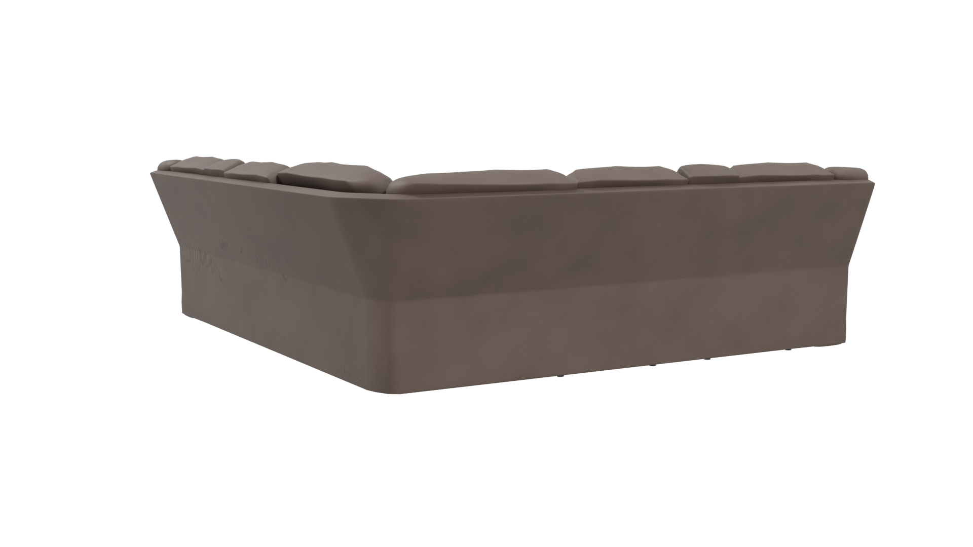 Reclining Sectional Sofa Model 3D - Professional 3D Model Render 4