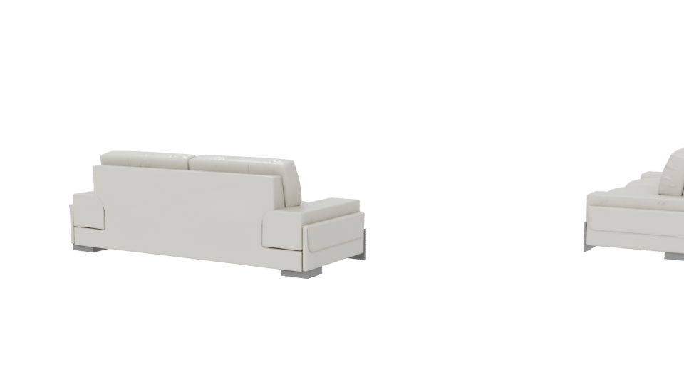 Contemporary Modular Sofa Set 3D Model - Professional 3D Model Render 6