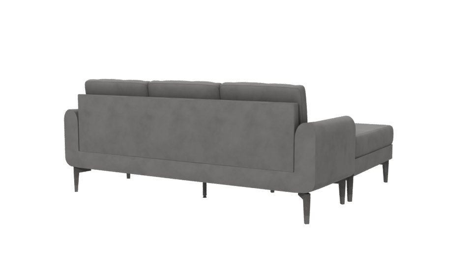 Stylish Modular Sofa 3D Model - Professional 3D Model Render 6