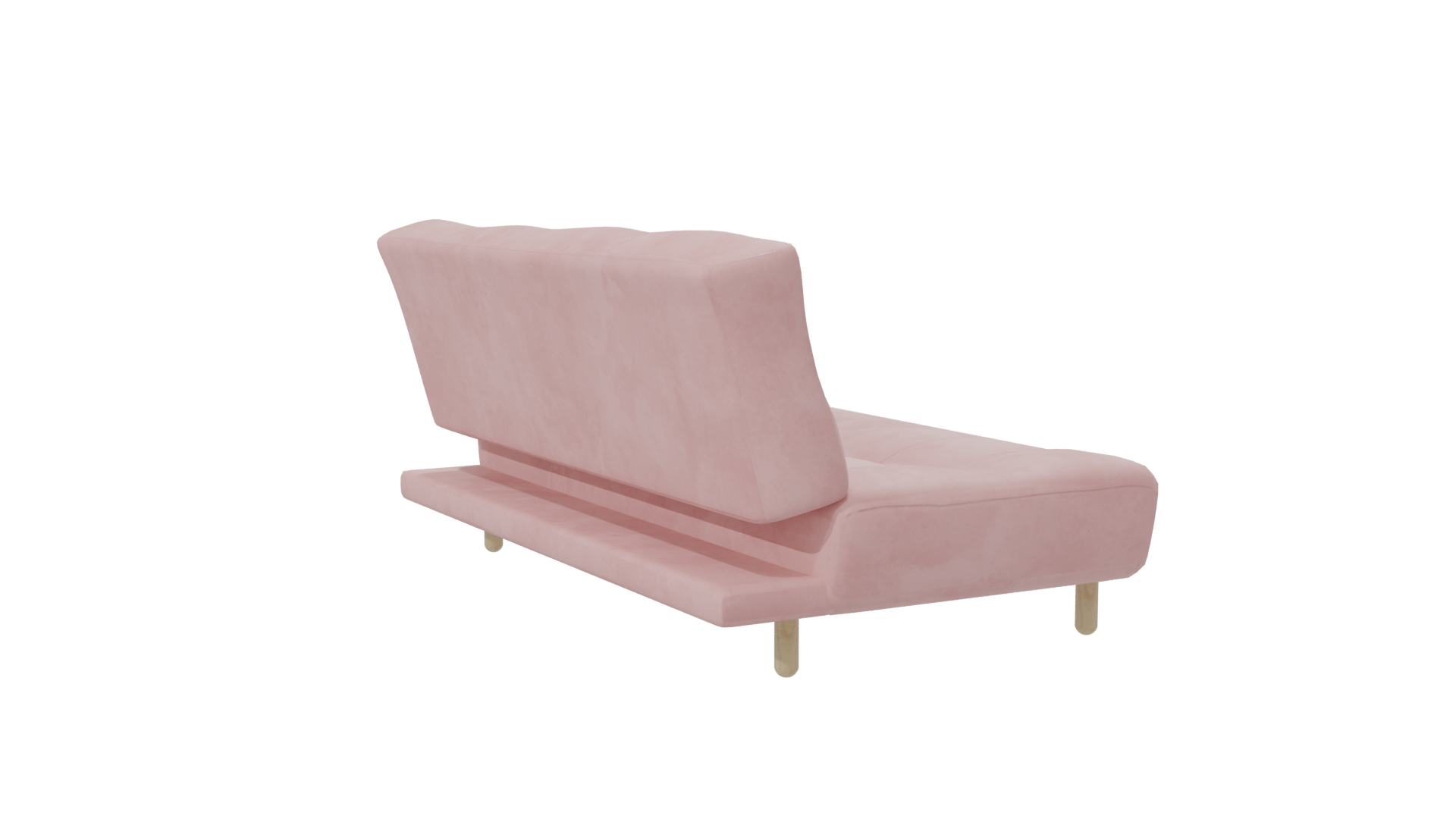 Stylish Pink Sofa Model - Professional 3D Model Render 7