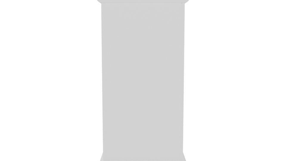 Elegant Glass Door Cabinet 3D - Professional 3D Model Render 5