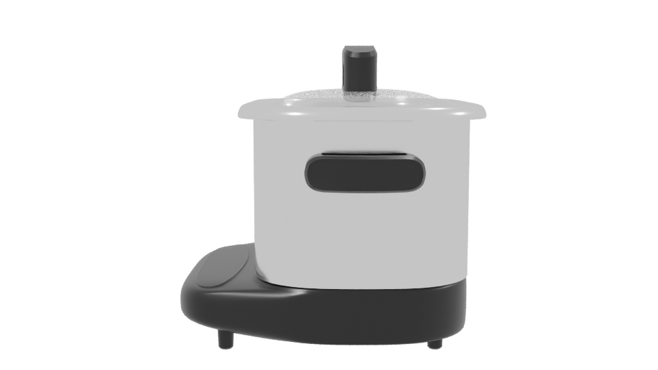 Stylish Multi-Cooker 3D Model - Professional 3D Model Render 2