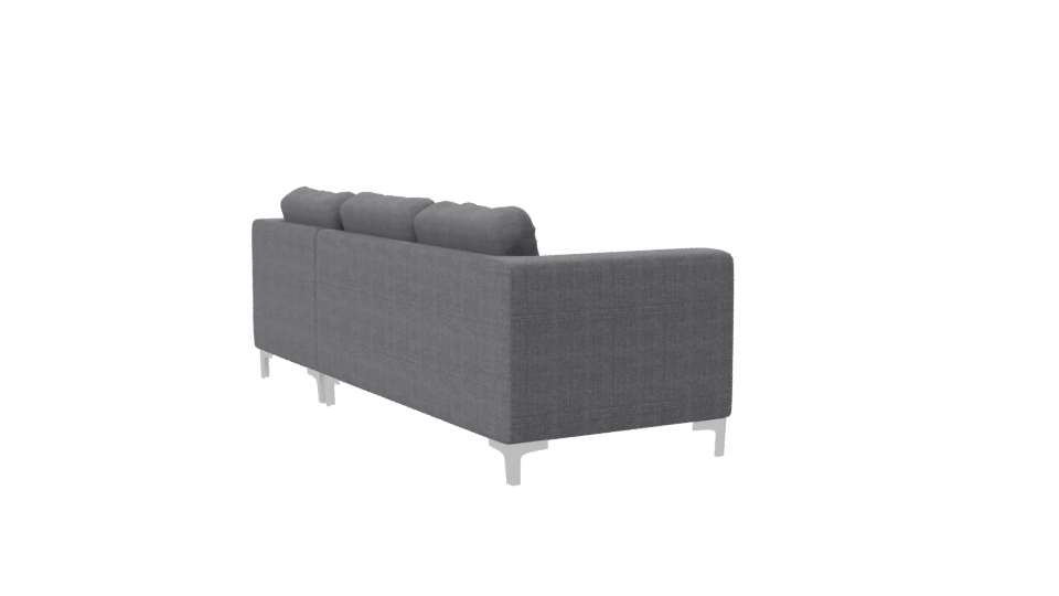 Contemporary Sectional Sofa 3D Model - Professional 3D Model Render 7