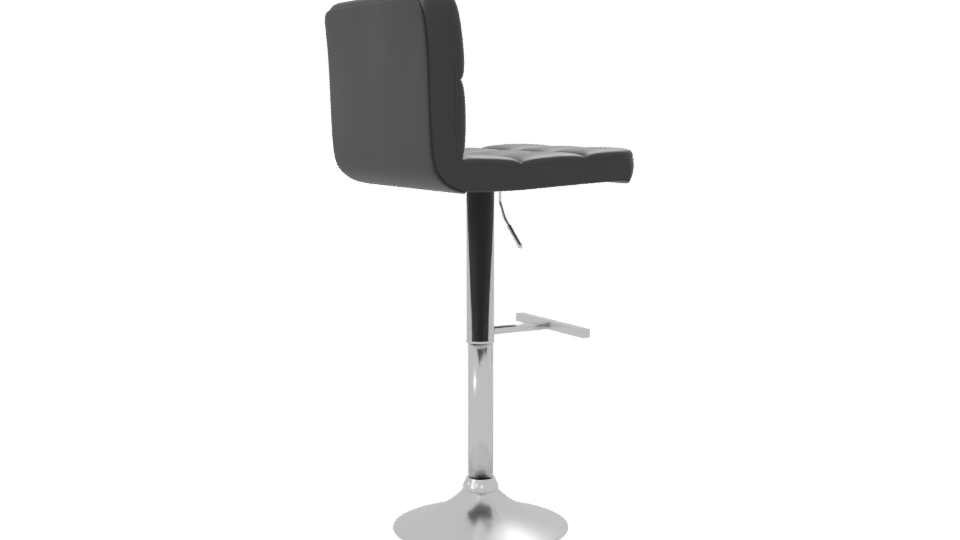 Stylish Adjustable Bar Stool 3D - Professional 3D Model Render 7
