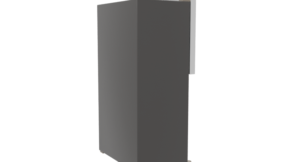 Sleek Modern Refrigerator 3D Model - Professional 3D Model Render 7