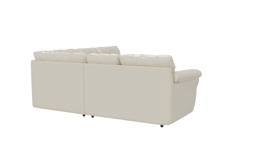 Modular Roma Beige Sofa 3D Model - Professional 3D Model Render 6