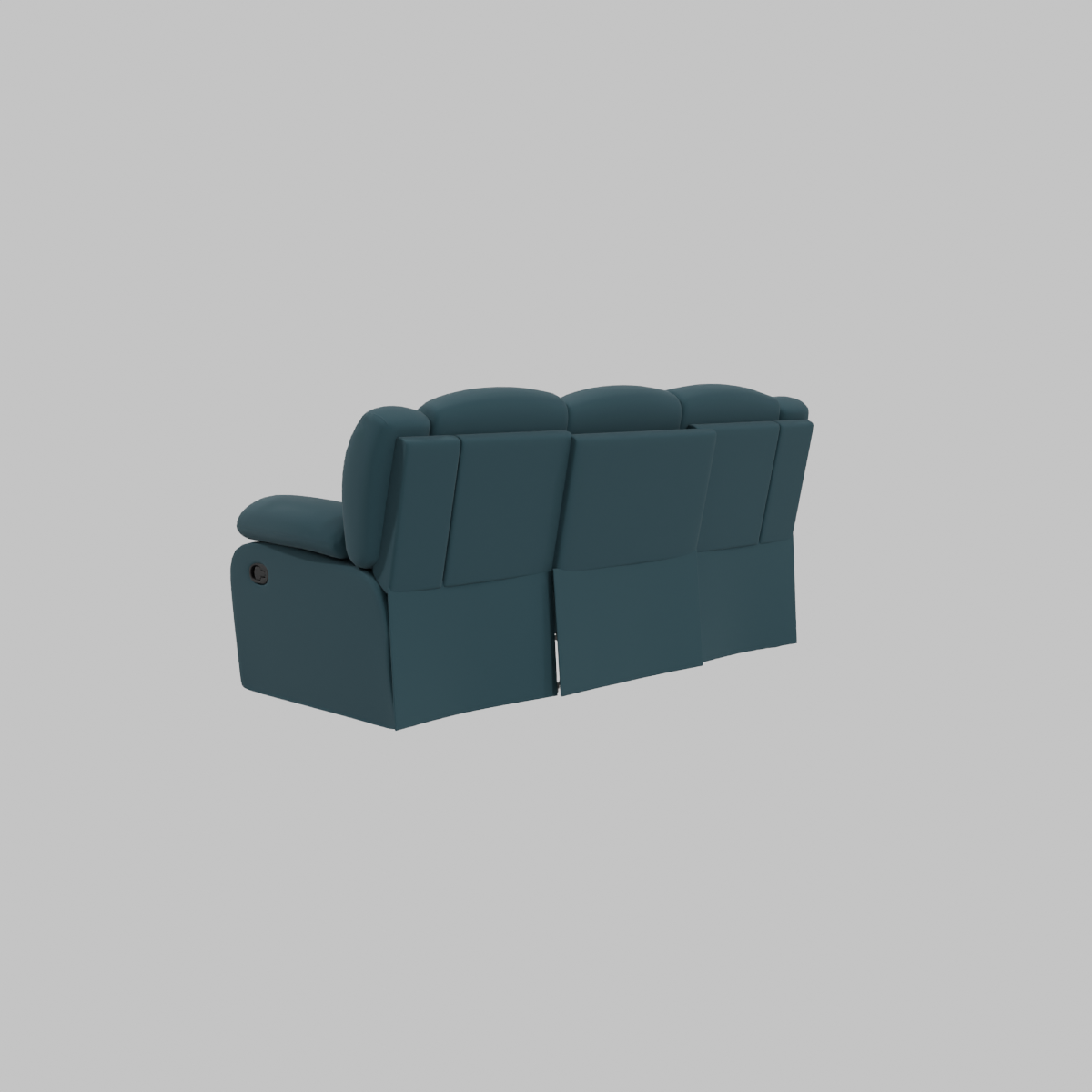 SOFA RECLINABLE azul