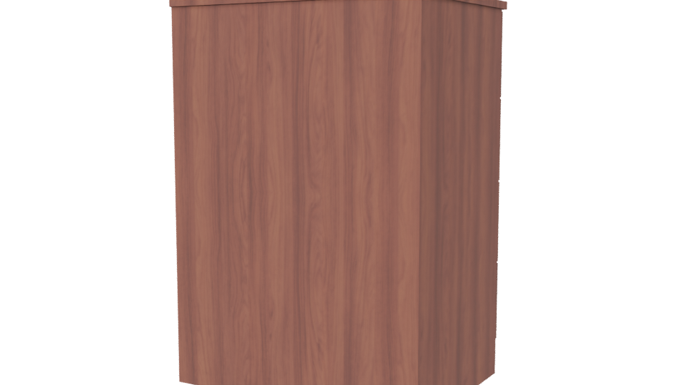 Stylish Wooden Drawer Unit 3D - Professional 3D Model Render 6