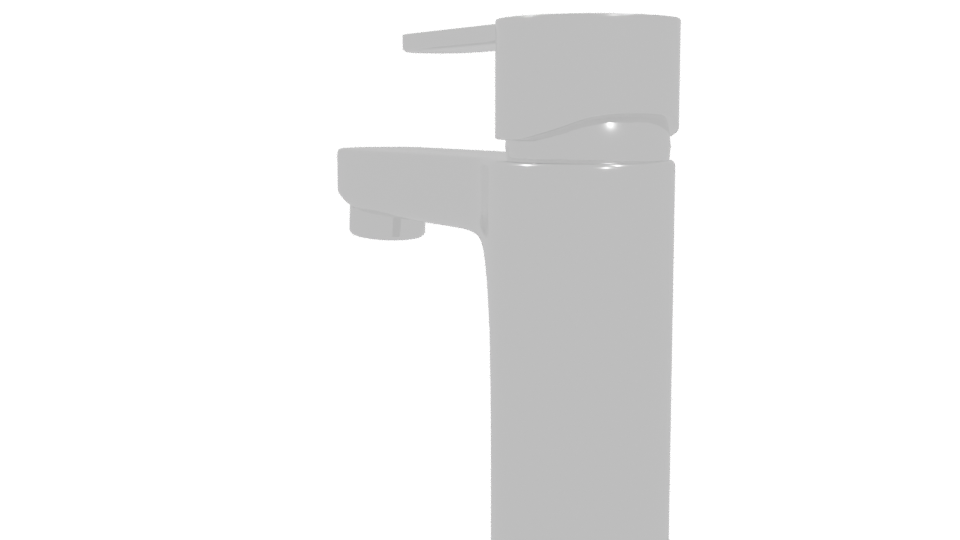 Stylish Metal Trash Bin Model - Professional 3D Model Render 4