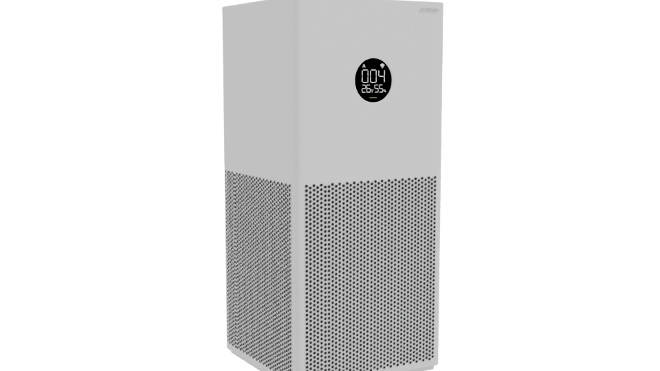 Minimalist Air Purifier Model 3D - Professional 3D Model Render 10