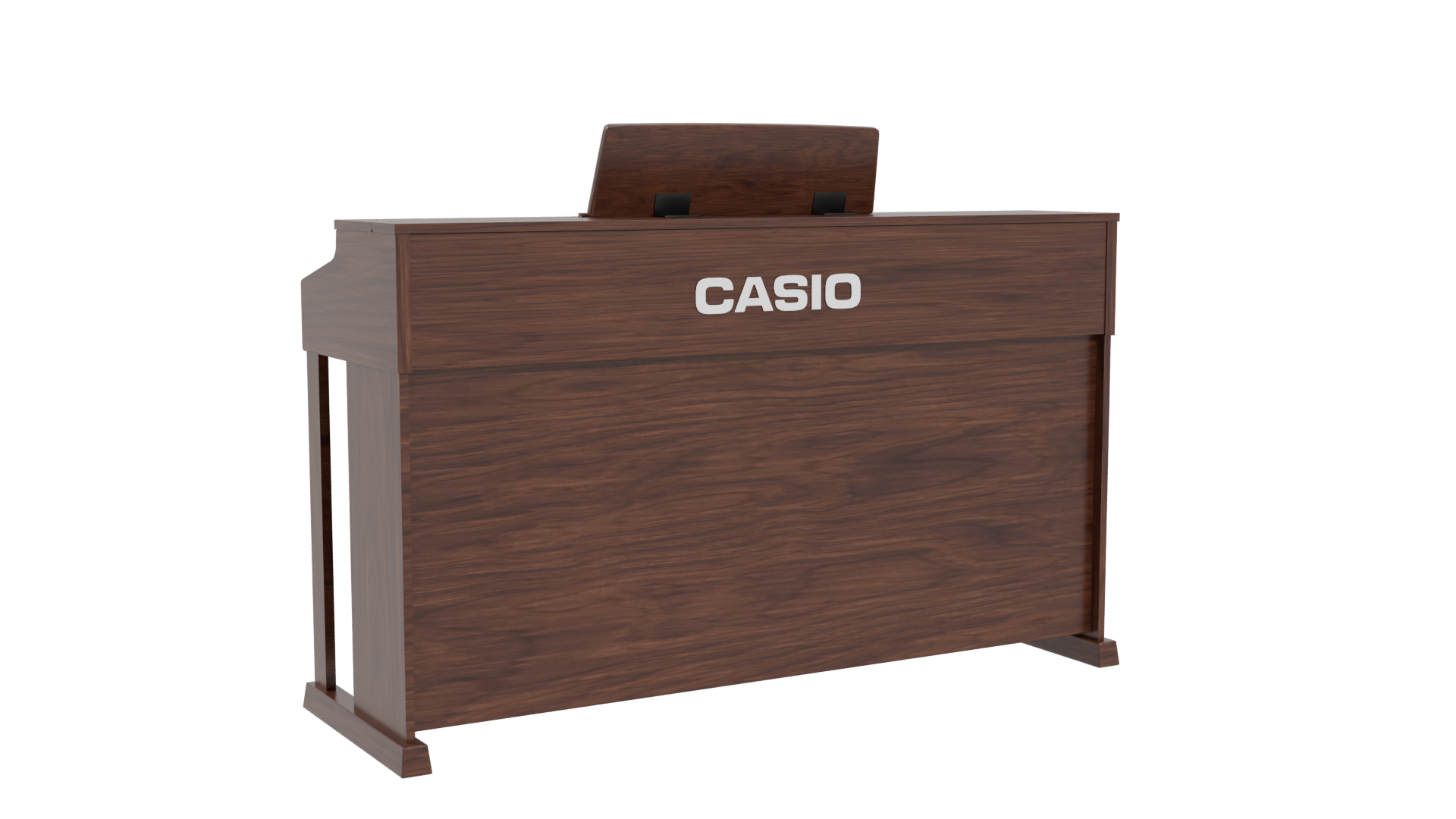 Elegant Wooden Digital Piano 3D Model - Professional 3D Model Render 4