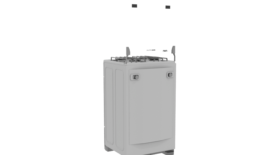 Realistic Cooking Stove Model - Professional 3D Model Render 4