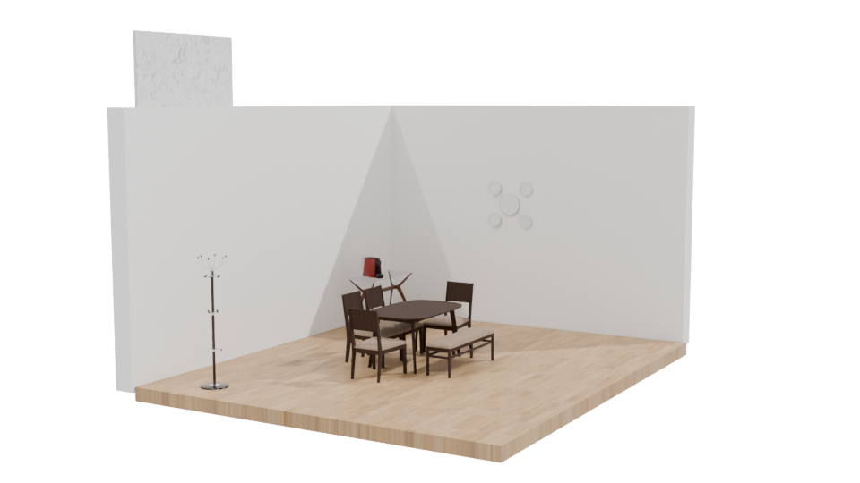 Stylish Dining Room Set 3D - Professional 3D Model Render 9