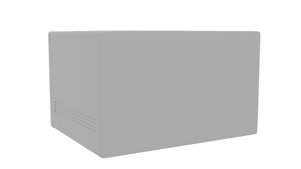 Stylish Household Microwave Model - Professional 3D Model Render 4