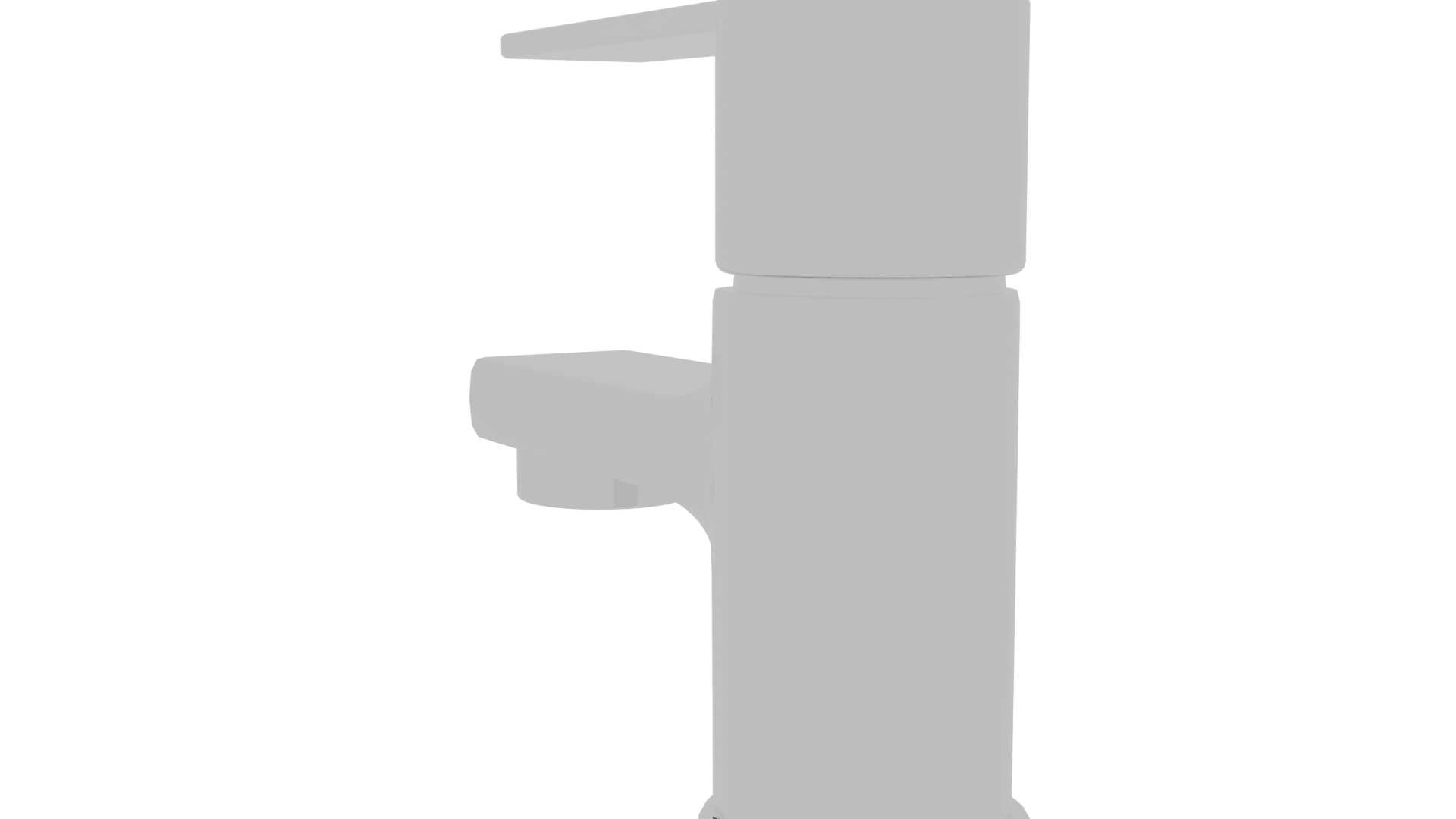 Sleek Modern Faucet 3D Model - Professional 3D Model Render 7