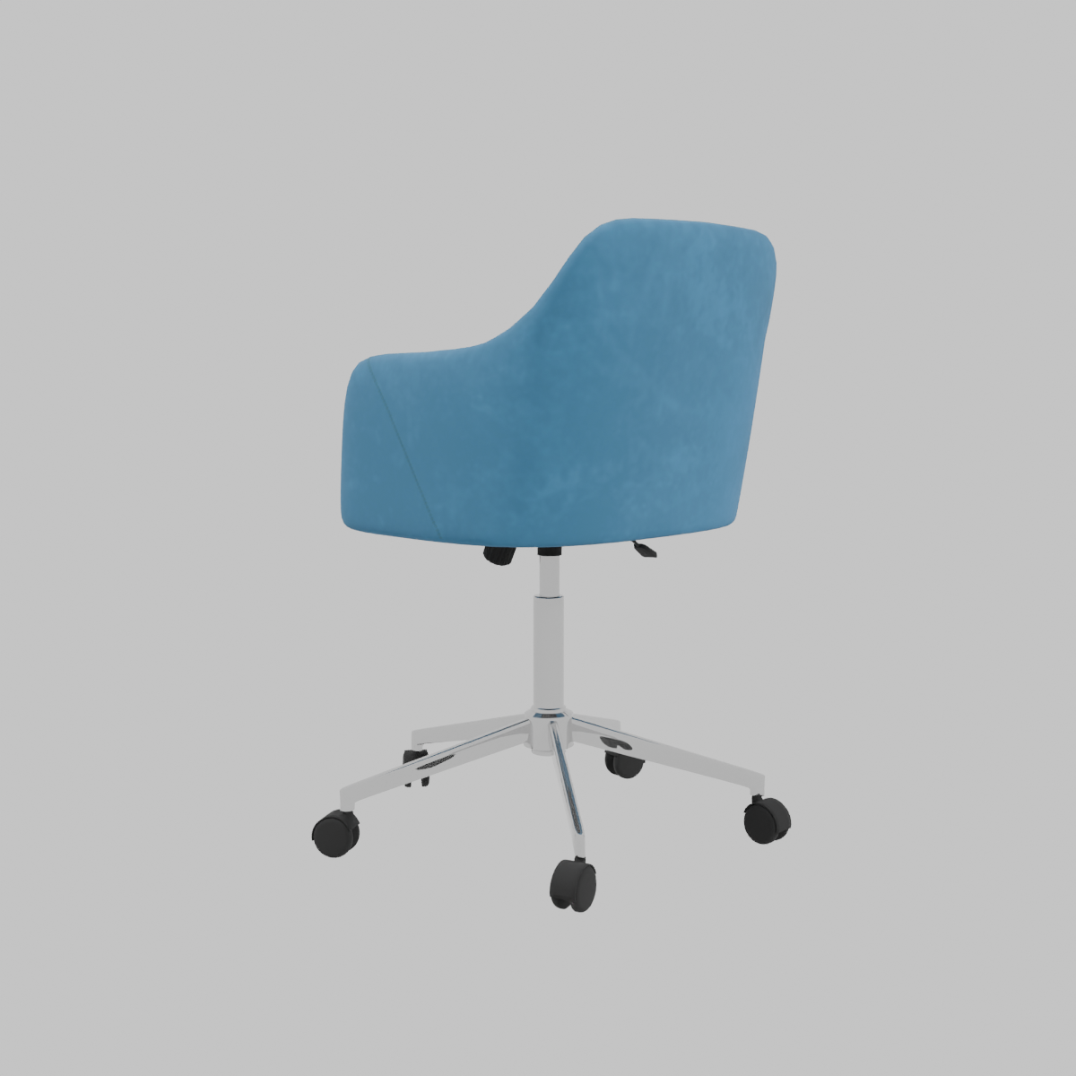 Silla PC Tela Azul