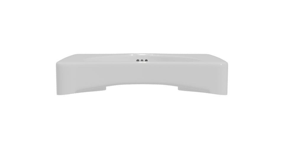Sleek Modern Wash Basin 3D Model - Professional 3D Model Render 11