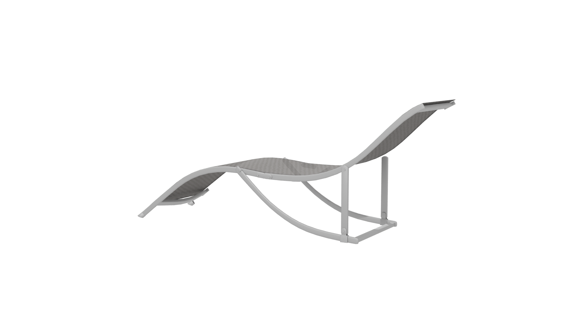 Stylish Outdoor Lounge Chair 3D - Professional 3D Model Render 6