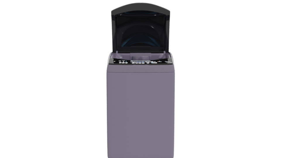 Stylish Top-Loading Washing Machine 3D - Professional 3D Model Render 11