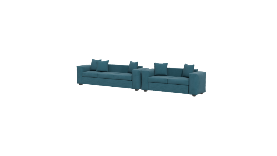 Stylish Modern Sofa Set 3D Model - Professional 3D Model Render 12
