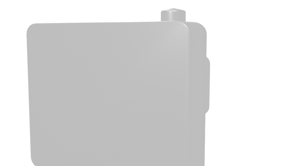 Stylish Minimalist Wall Hook Model - Professional 3D Model Render 6