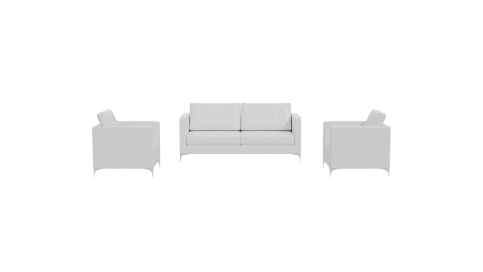 Living Room Sofa Set 3D Model - Professional 3D Model Render 11