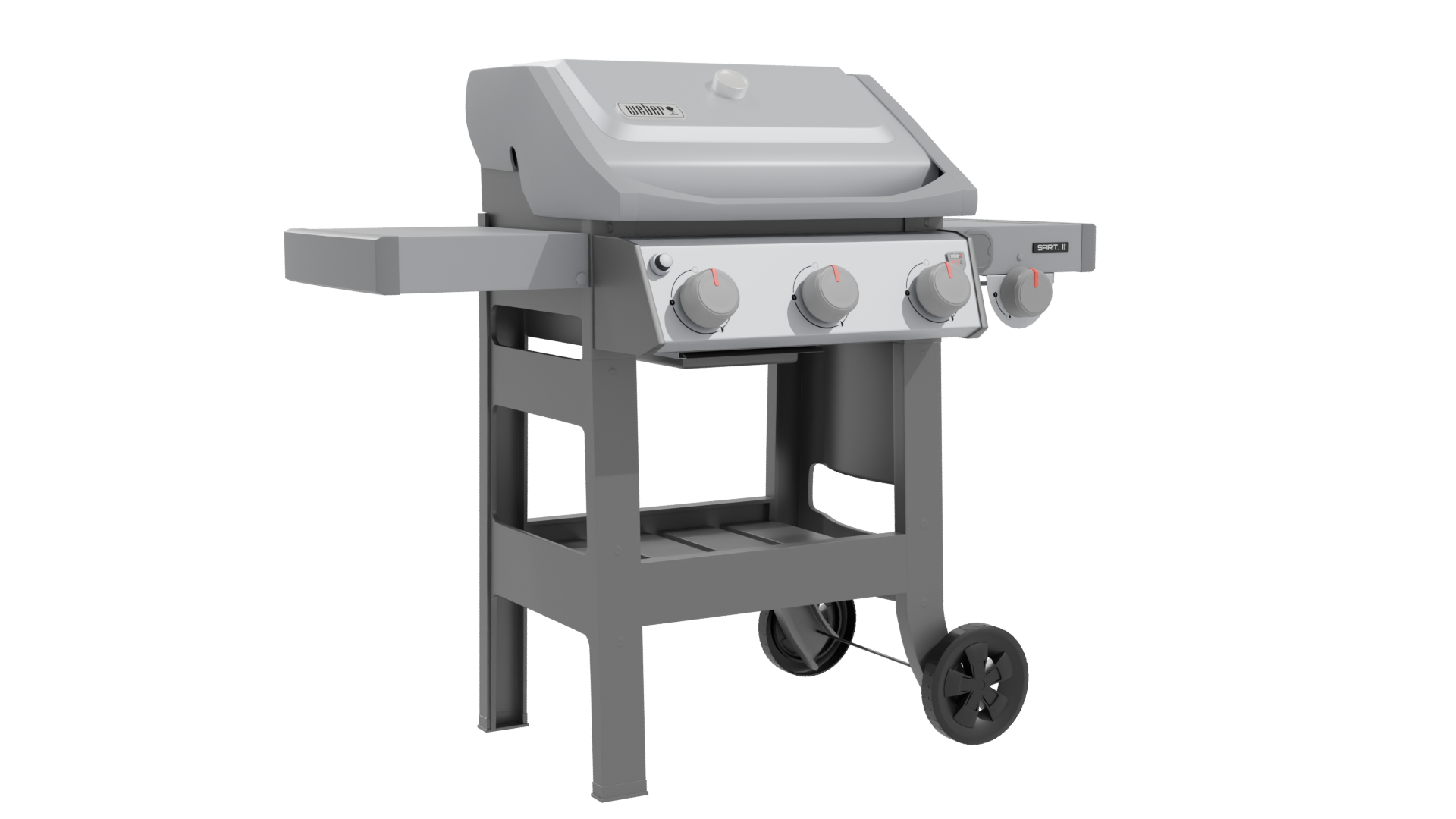 Stylish Outdoor Gas Grill 3D Model - Professional 3D Model Render 10