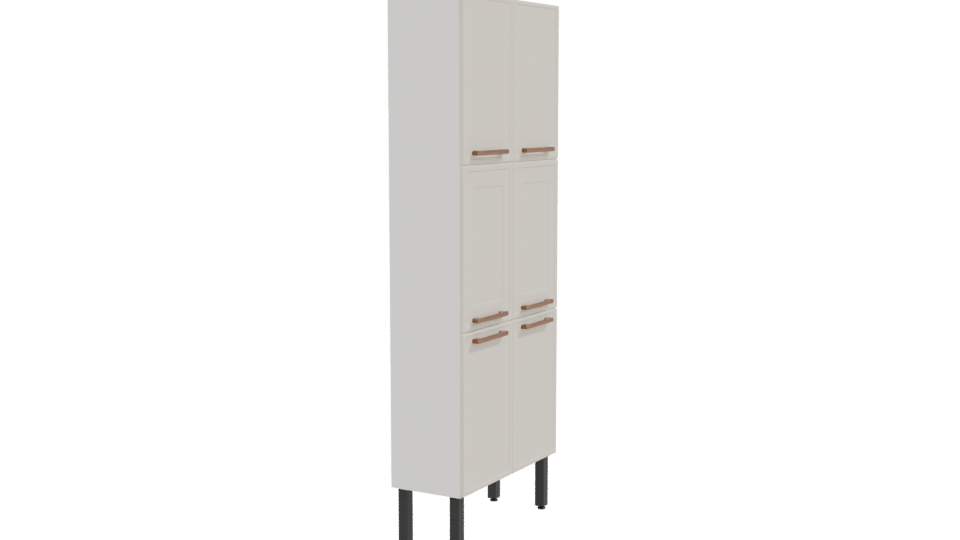 Stylish Kitchen Refrigerator 3D - Professional 3D Model Render 9