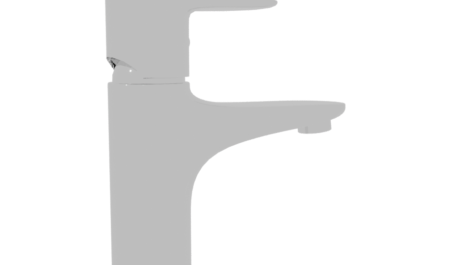 Stylish Metal Faucet 3D Model - Professional 3D Model Render 7