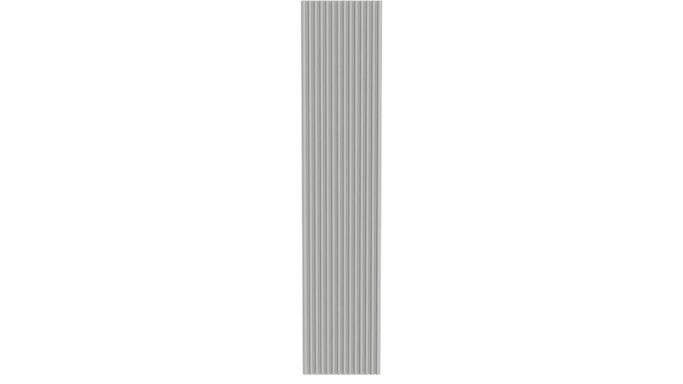 Stylized Vertical Slat Model - Professional 3D Model Render 11