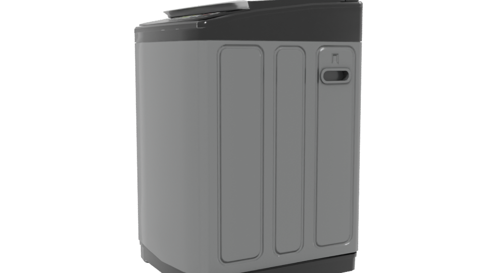 Stylish Top-Load Washing Machine 3D - Professional 3D Model Render 13